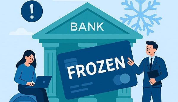 Bank to Freeze an Account
